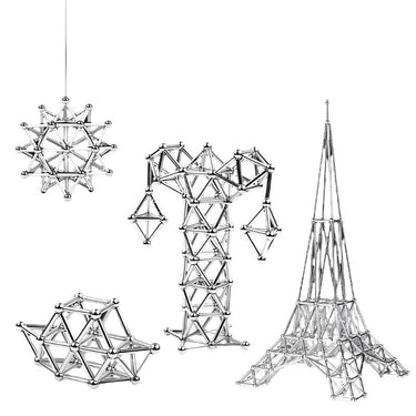Juego de Barras y Bolas Magnéticas | Construcción Creativa - Crea Estructuras Infinitas